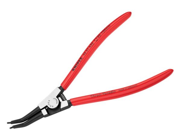 KNIPEX 46 31 A32 Circlip Pliers External 45° Bent Tip 40-100mm