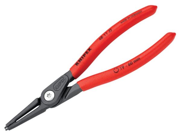 KNIPEX 48 11 J2 Precision Circlip Pliers Internal Straight 19-60mm