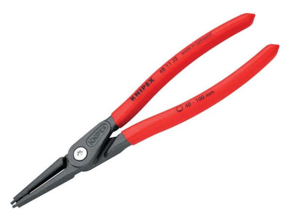 KNIPEX 48 11 J3 Precision Circlip Pliers Internal Straight 40-100mm