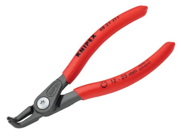 KNIPEX 48 21 J11 Precision Circlip Pliers Internal 90° Bent 12-25mm