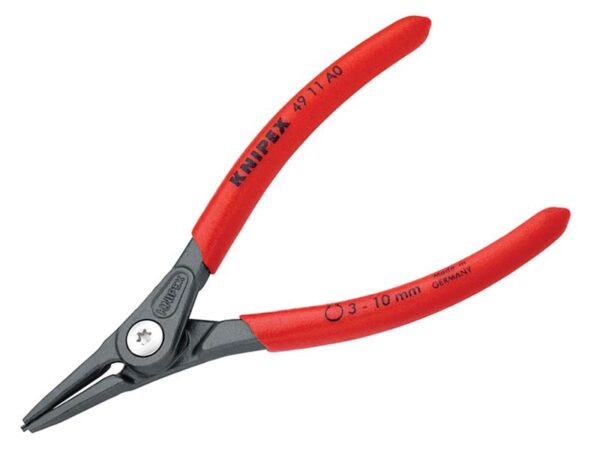 KNIPEX 49 11 A0 Precision Circlip Pliers External Straight 3-10mm