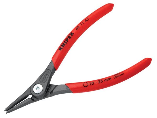 KNIPEX 49 11 A1 Precision Circlip Pliers External Straight 10-25mm