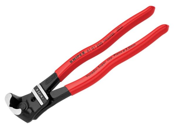 KNIPEX 61 01 200 Bolt End Cutting 85° Nipper PVC Grip 200mm (8in)