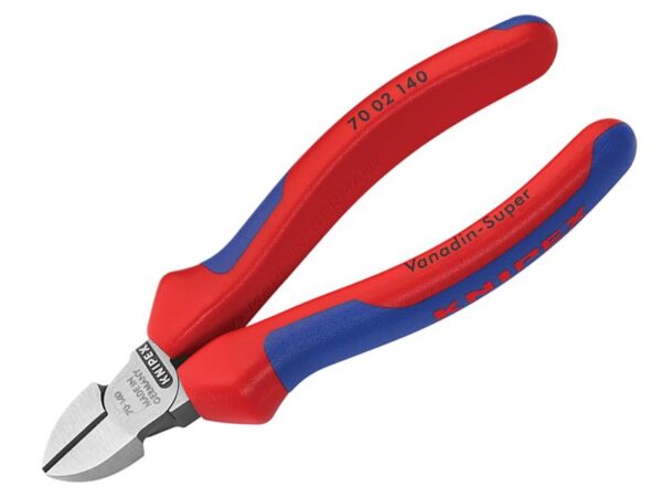 KNIPEX 70 02 140 Diagonal Cutters Multi-Component Grip 140mm