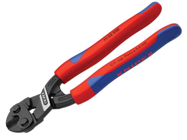 KNIPEX 71 02 200 CoBolt ® Compact Bolt Cutters Multi-Component Grip 200mm
