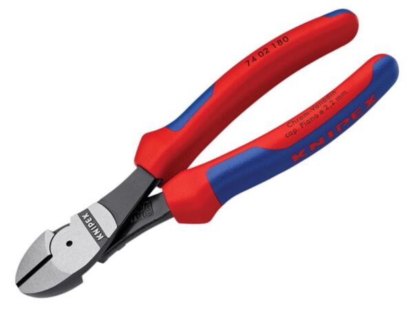 KNIPEX 74 02 180 High Leverage Diagonal Cutters Comfort Handles 180mm
