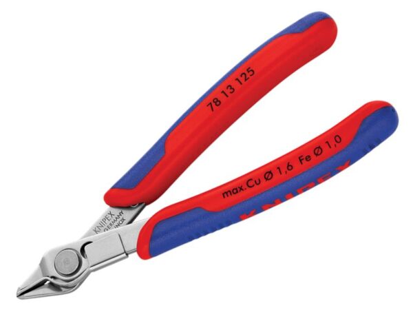 KNIPEX 78 13 125 Electronic Super Knips® + Lead Catcher Multi-Component Grip 125mm