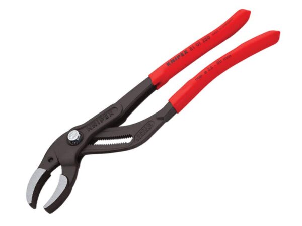 KNIPEX 81 01 250 Siphon and Connector Pliers Black Atramentized Finish 250mm