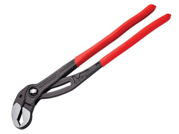 KNIPEX 87 01 400 Cobra® XL Pipe Wrench & Water Pump Pliers Plastic Coated Grip 400mm