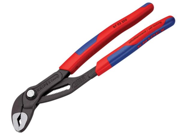 KNIPEX 87 02 250 Cobra® Water Pump Pliers Multi-Component Grip 250mm