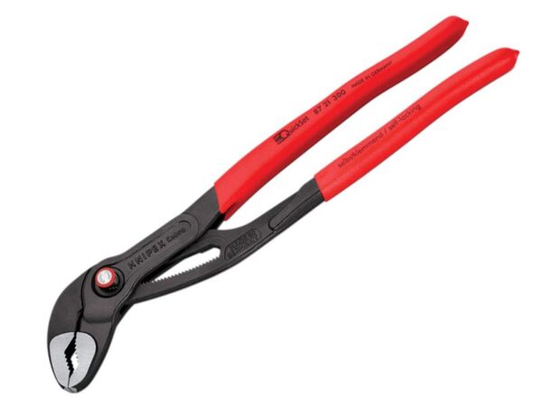 KNIPEX 87 21 300 Cobra® Quickset Water Pump Pliers Plastic Coated Grip 300mm