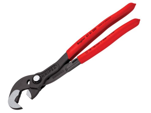 KNIPEX 87 41 250 Multiple Slip Joint Spanner Plastic Coated Grip 250mm