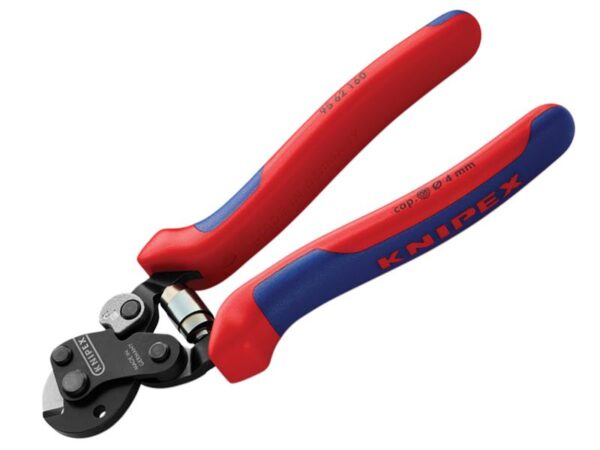 KNIPEX 95 62 160 Wire Rope Cutters Multi-Component Grip 160mm