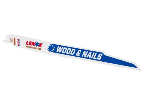 LENOX LumberWolf Reciprocating Saw Blade 305 x 19 x 1.3mm 6 TPI (Pack 5)