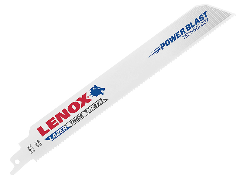 LENOX MetalWolf Wave Edge Reciprocating Saw Blade 229 x 25 x 1.07mm (Pack 5)