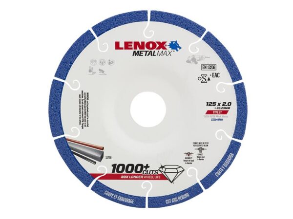 LENOX METALMAX™ Diamond Blade 125 x 2.0 x 22.23mm