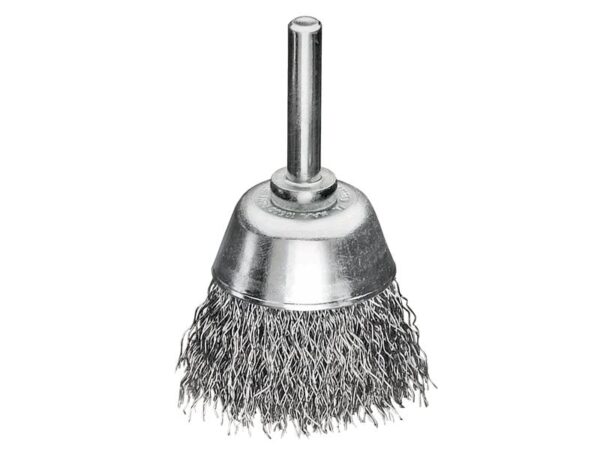 Lessmann Cup Brush with Shank D70mm x H25, 0.30 Steel Wire