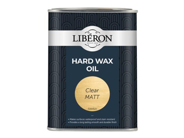 Liberon Hard Wax Oil Clear Matt 1 litre