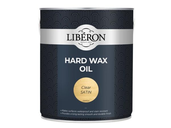 Liberon Hard Wax Oil Clear Satin 2.5 litre