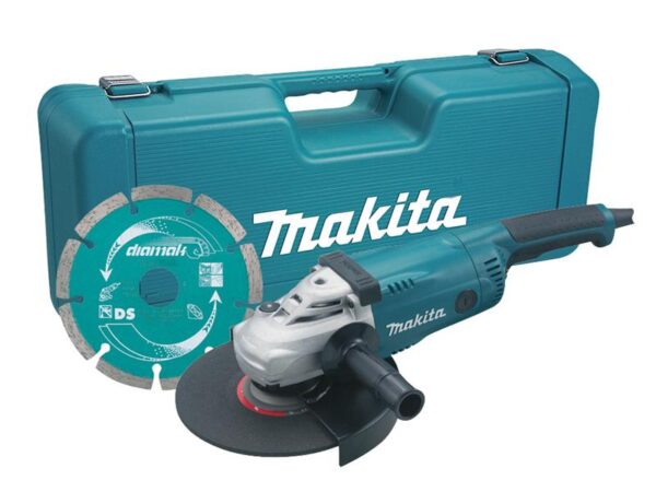 Makita GA9020KD Angle Grinder with Case & Diamond Wheel 230mm 2000W 240V