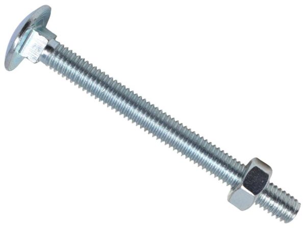 METALMATE® Cup Square Hex Bolt & Nut ZP M6 x 65mm Box 25