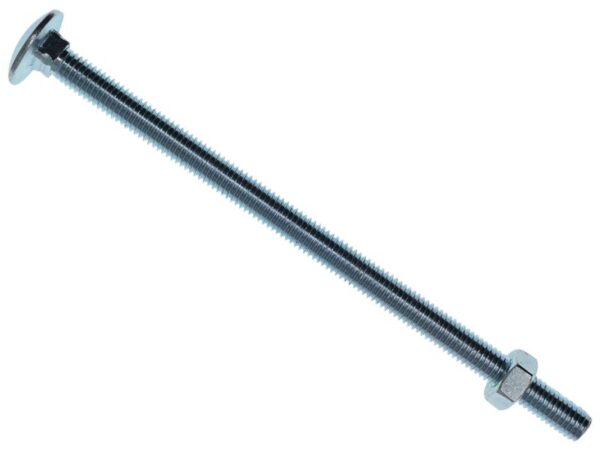 METALMATE® Cup Square Hex Bolt & Nut ZP M8 x 150mm Box 10