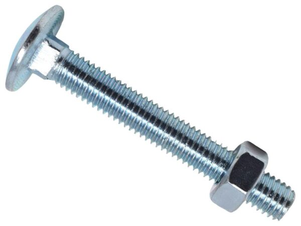 METALMATE® Cup Square Hex Bolt & Nut ZP M8 x 60mm Box 25