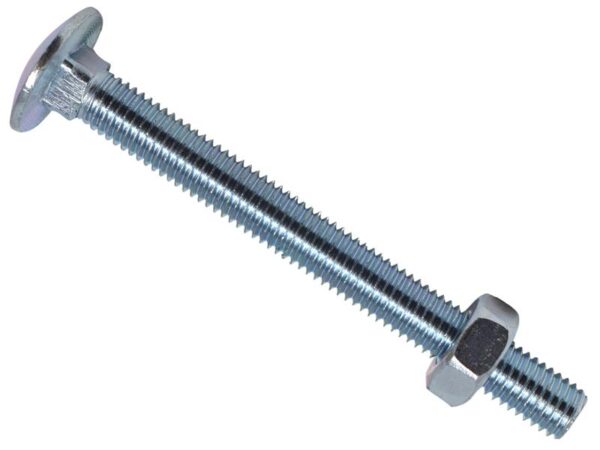 METALMATE® Cup Square Hex Bolt & Nut ZP M10 x 100mm Box 25
