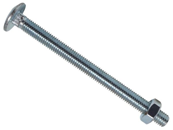 METALMATE® Cup Square Hex Bolt & Nut ZP M10 x 130mm Box 10