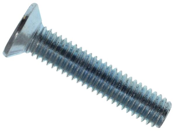 METALMATE® Machine Screw Pozi Compatible CSK ZP M6 x 30mm Box 25