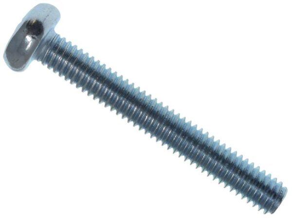 METALMATE® Machine Screw Pozi Compatible Pan Head ZP M4 x 30mm Box 25