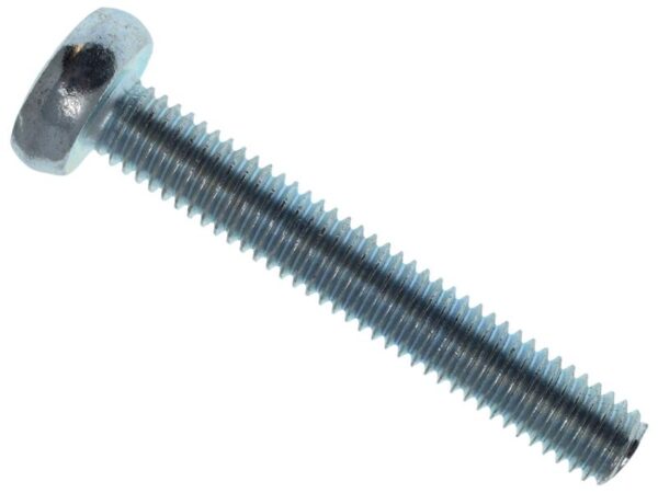 METALMATE® Machine Screw Pozi Compatible Pan Head ZP M6 x 40mm Box 25