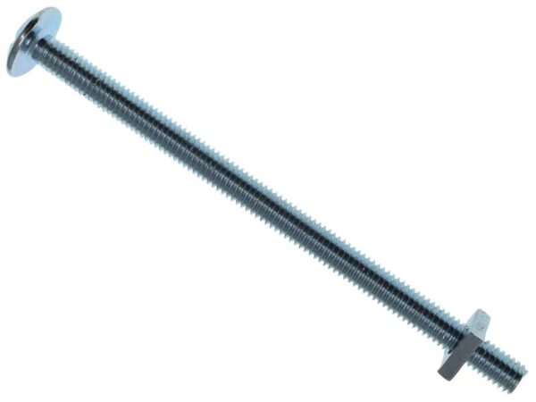 METALMATE® Roofing Bolt & Nut ZP M6 x 100mm (Box 25)