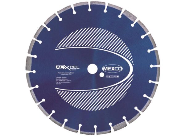 MEXCO Asphalt Looping Diamond Blade 350 x 25.4mm x 6mm Width