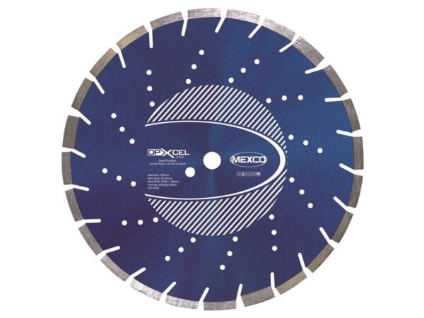 MEXCO XCEL Grade Dual Purpose Diamond Blade 350 x 25.4mm