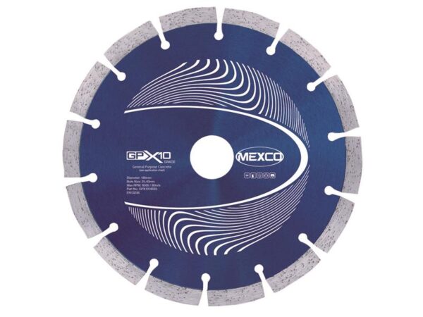 MEXCO GPX10 Concrete Diamond Blade 180 x 25.4mm