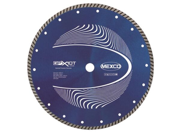MEXCO GP Concrete Turbo Diamond Blade 300 x 20mm