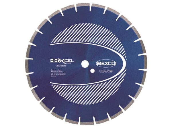 MEXCO XCEL Grade Hard Materials Diamond Blade 350 x 20mm