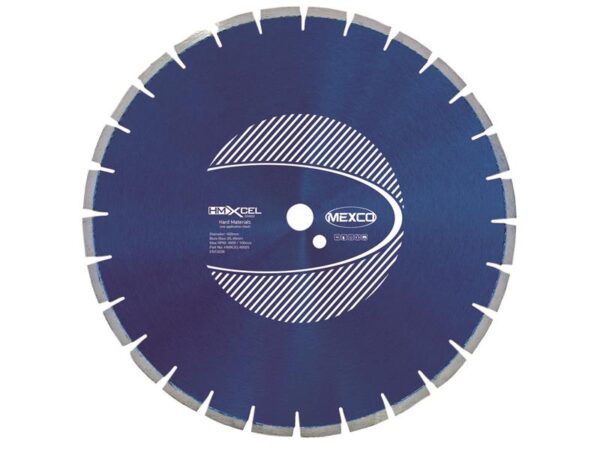 MEXCO XCEL Grade Hard Materials Diamond Blade 400 x 25.4mm