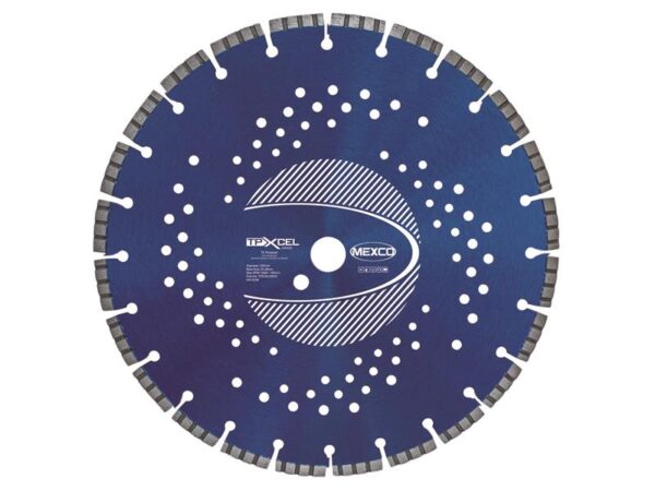 MEXCO XCEL Grade Tri-Purpose Diamond Blade 350 x 25.4mm