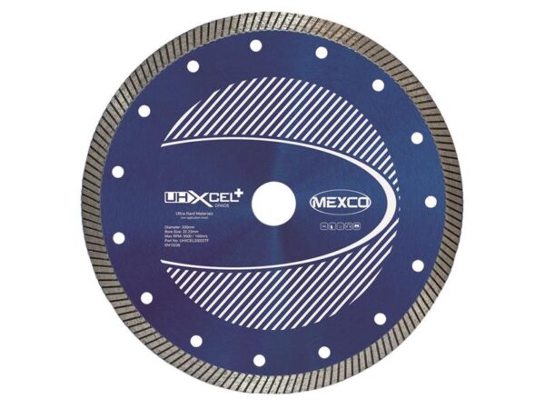 MEXCO UHXCEL+ Ultra Hard Plus Diamond Blade 200 x 22mm