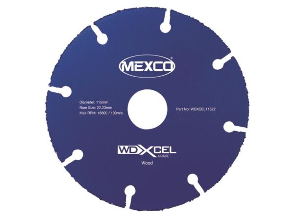 MEXCO WD XCEL Grade Wood Cut Blade 115 x 22mm