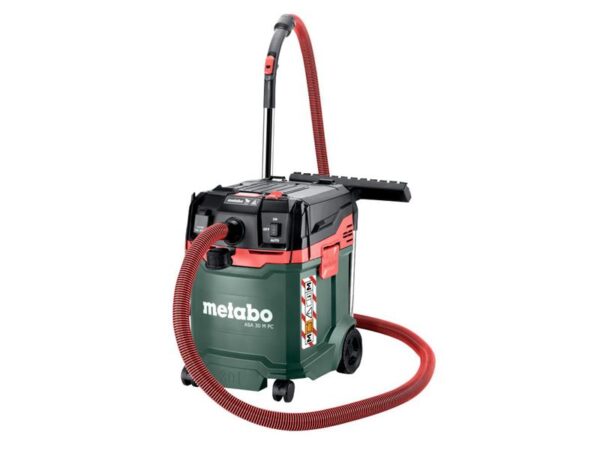Metabo ASA 30 M PC All-Purpose Vacuum with Power Tool Take Off 30 litre 1200W 110V