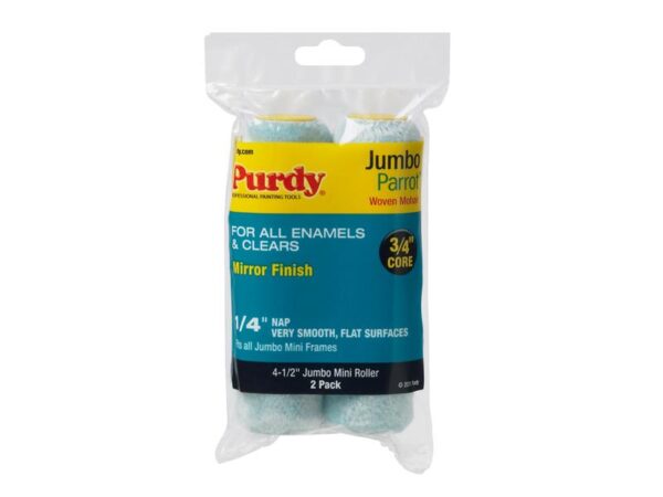 Purdy® Parrot Jumbo Mini Roller Sleeve 114 x 19mm (4.1/2 x 3/4in) (Pack 2)