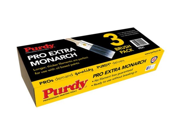 Purdy® Pro-Extra® Monarch™ Brush Set, 3 Piece