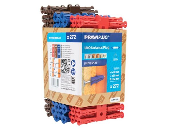 Rawlplug Mixed UNO® Plugs (Pack 272)