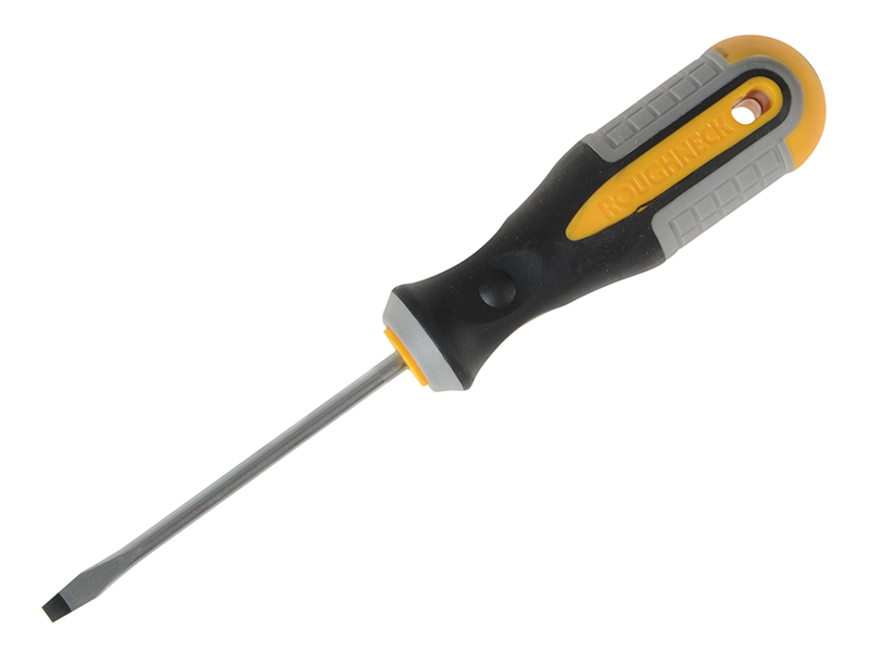 Roughneck Screwdriver Slotted Flared 4.0 x 75mm