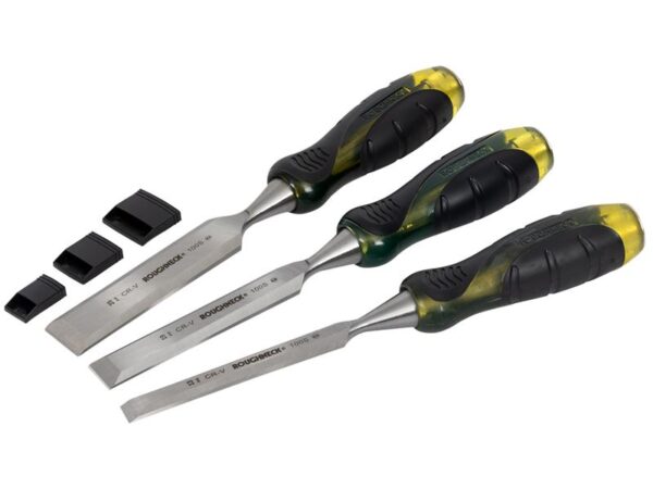 Roughneck Pro Series Bevel Edge Chisel Set, 3 Piece