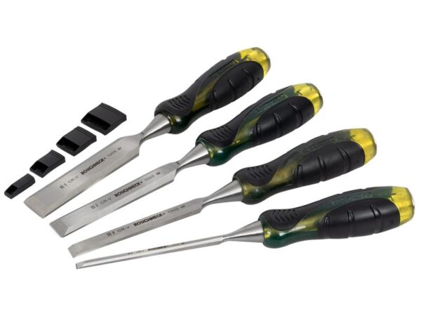 Roughneck Pro Series Bevel Edge Chisel Set, 4 Piece