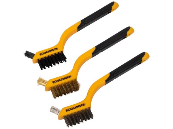 Roughneck Ultra Slim Wire Brush Set, 3 Piece